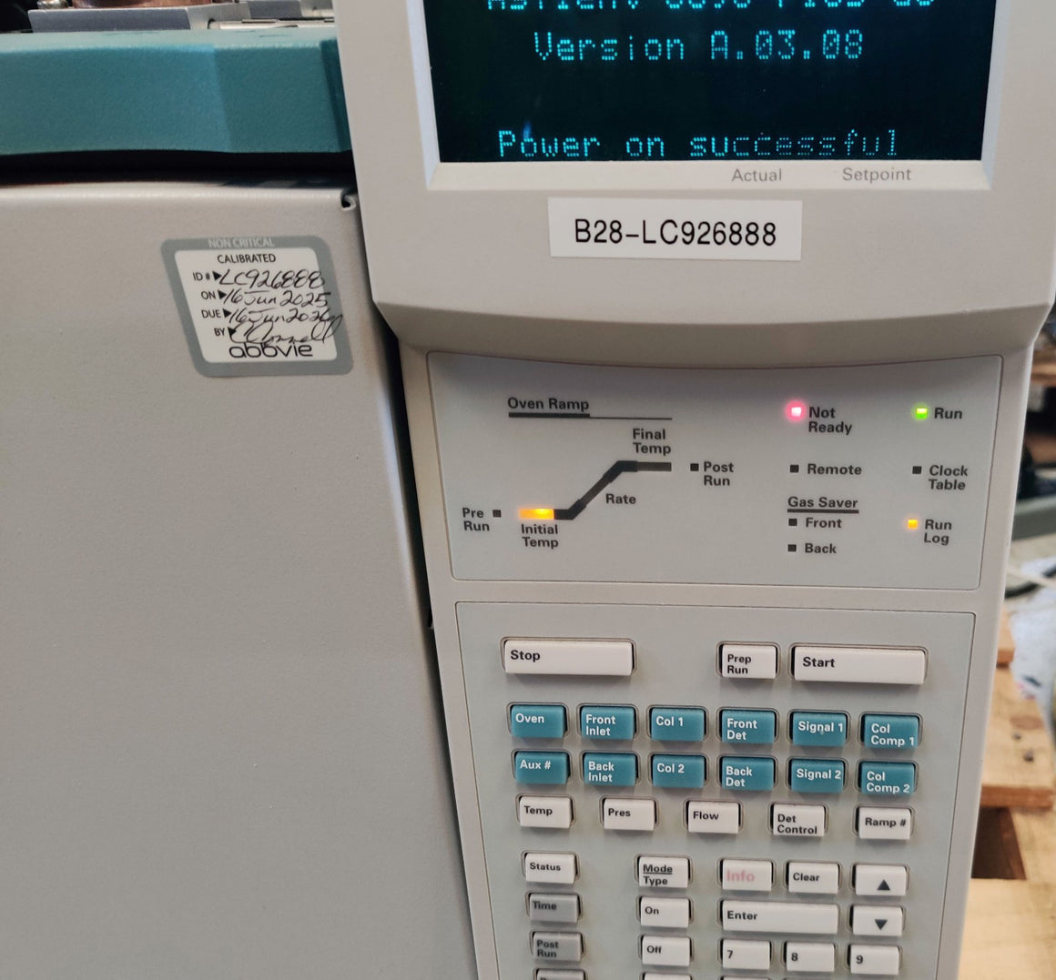 Agilent 6890 Plus Gas Chromatograph G1530A w Dual FID Detector and Dual
