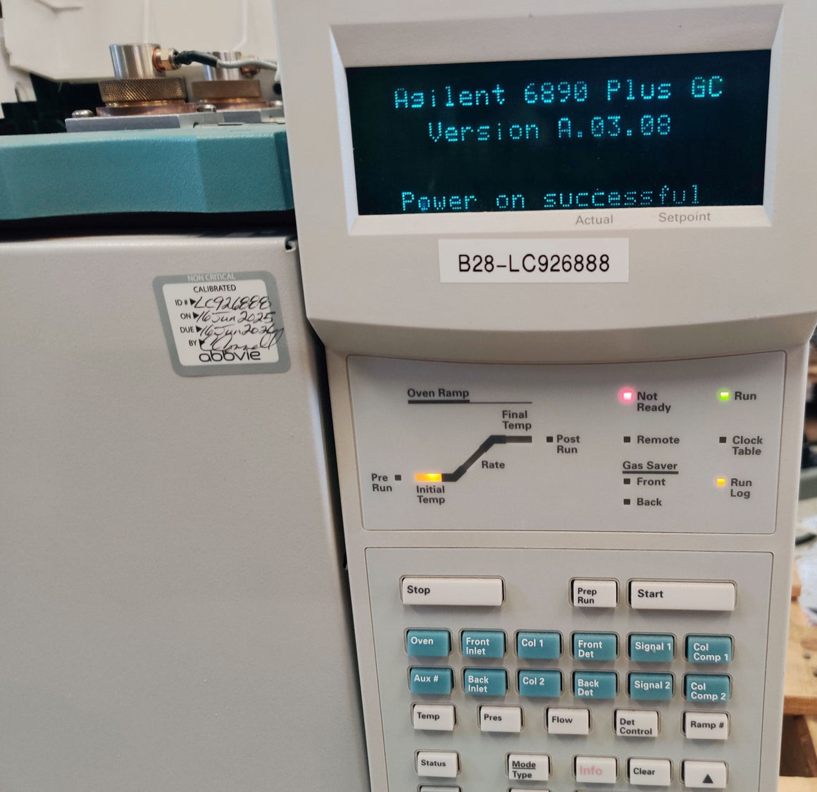 Agilent 6890 Plus Gas Chromatograph G1530A w Dual FID Detector and Dual