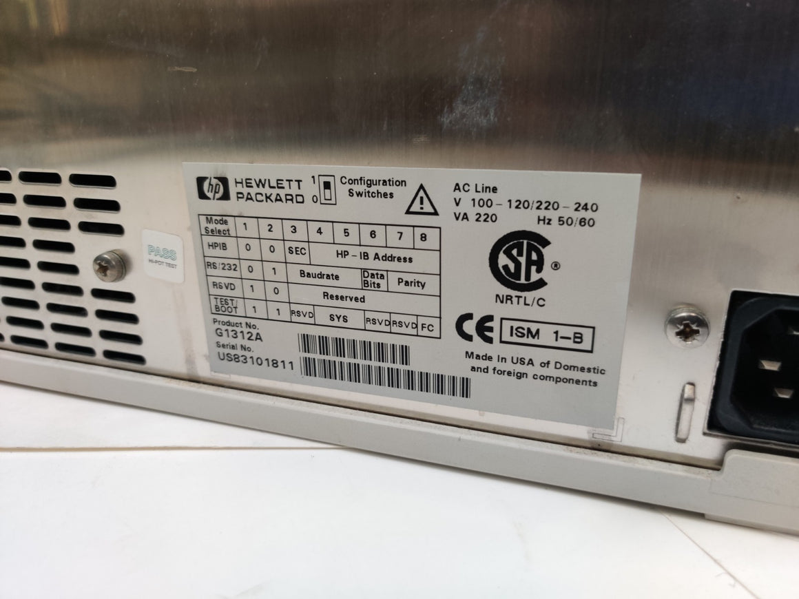 Agilent G1312A Binary Pump HPLC Bin Pump 1100 Chromatography - 