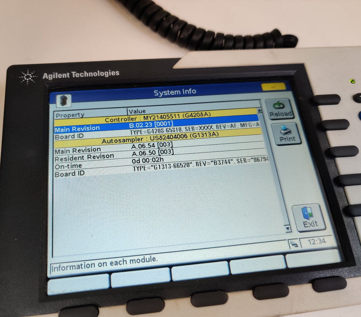 Agilent G1313A ALS Standard Autosampler 1100 HPLC w 100 x 2ml Vial Tray & G1312A - 
