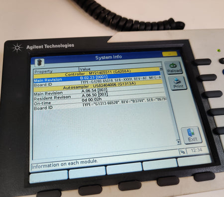 Agilent G1313A ALS Standard Autosampler 1100 HPLC w 100 x 2ml Vial Tray & G1312A - 