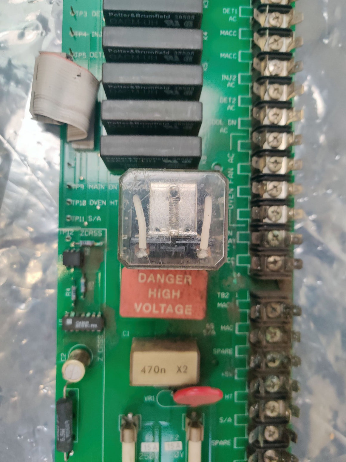 PerkinElmer Autosystem XL GC N610-9154 Power Distribution Board 220V 240V - 