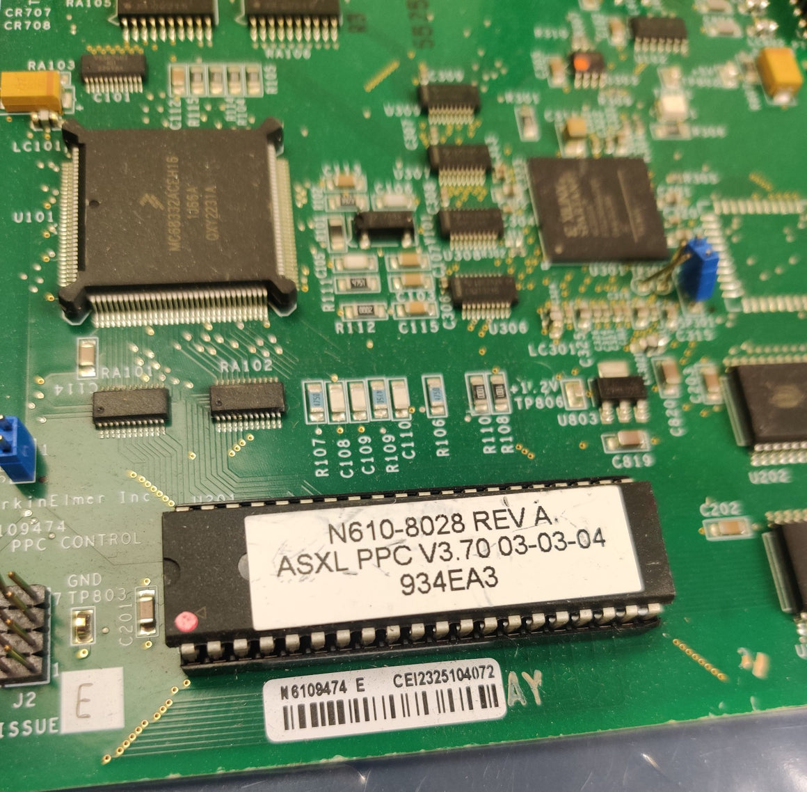 PerkinElmer N6109474 PPC Control Board N610-8028 issue E Clarus - 