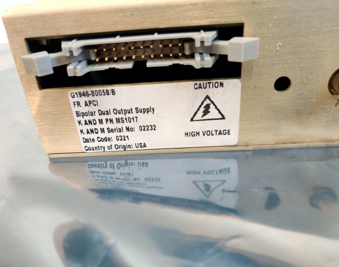 Agilent G1946-80058 Bipolar Dual Output APCI Power Supply 6200 G1956B Tested