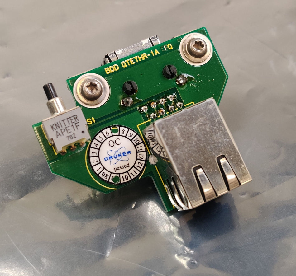 Bruker Daltonics Bruker micrOTOF-Q II Time-of-Flight MS 23385 BDD QTETHER-1A Ethernet PCB Tested