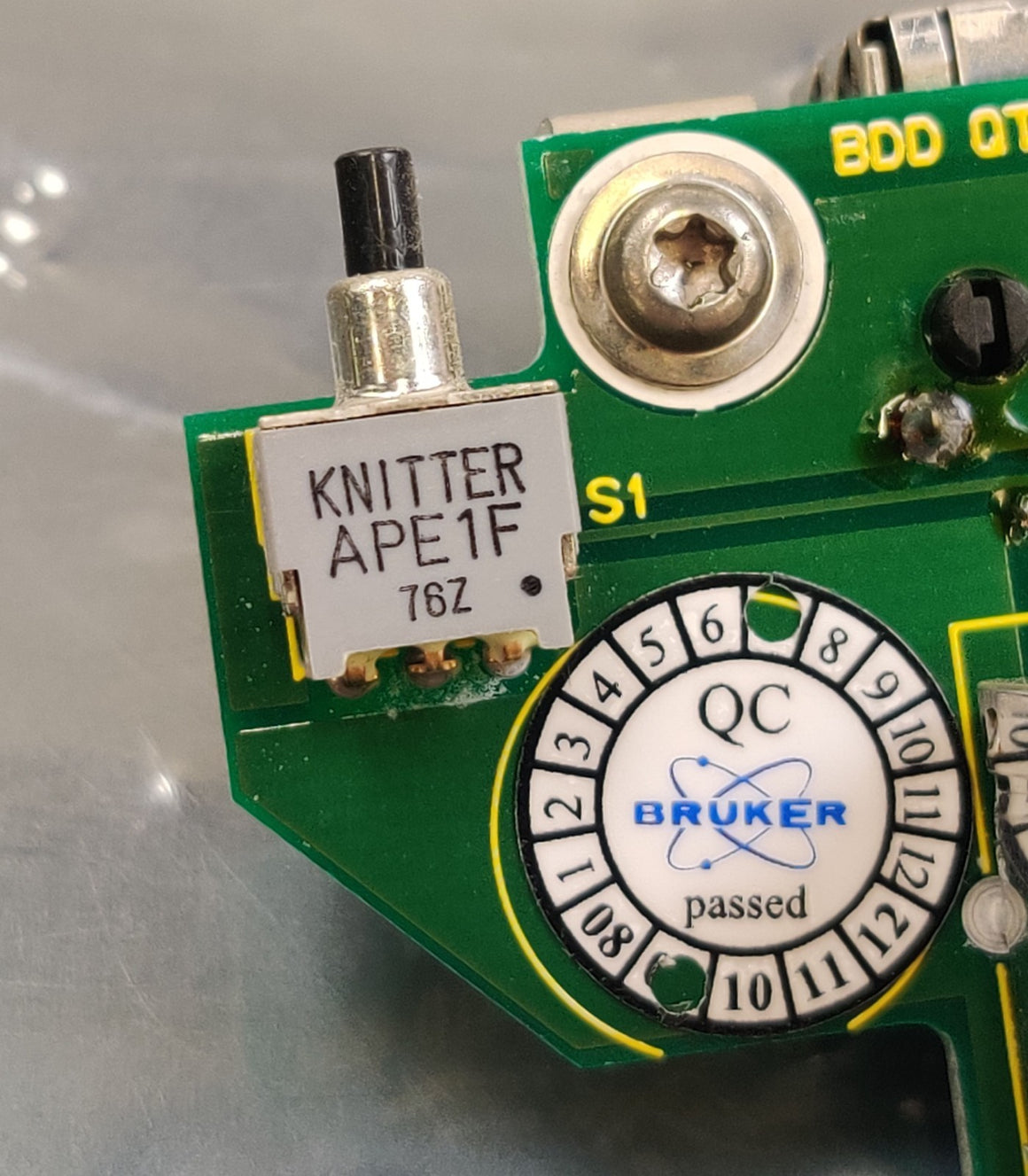 Bruker micrOTOF-Q II Time-of-Flight MS 23385 BDD QTETHER-1A Ethernet PCB Tested