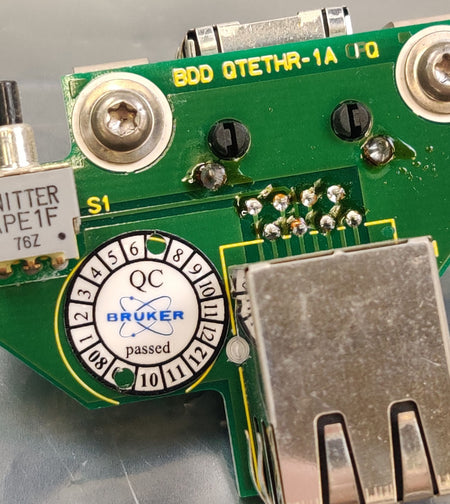 Bruker micrOTOF-Q II Time-of-Flight MS 23385 BDD QTETHER-1A Ethernet PCB Tested