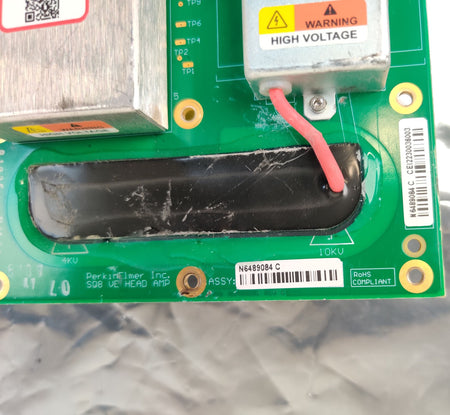 Ve Head Amplifier Board PerkinElmer N6489084 Clarus SQ8
