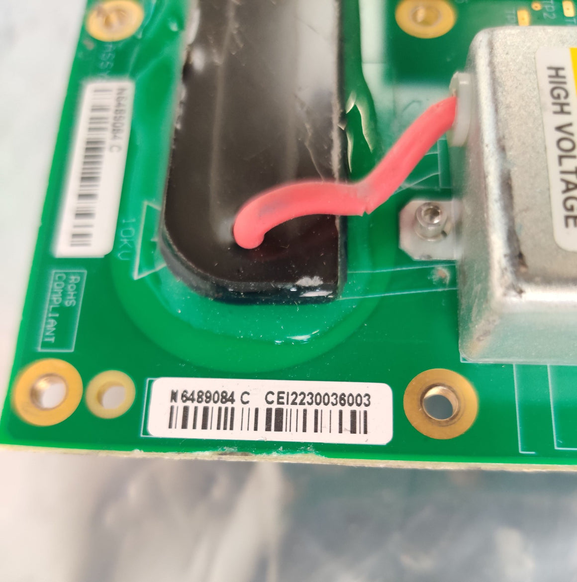Ve Head Amplifier Board PerkinElmer N6489084 Clarus SQ8