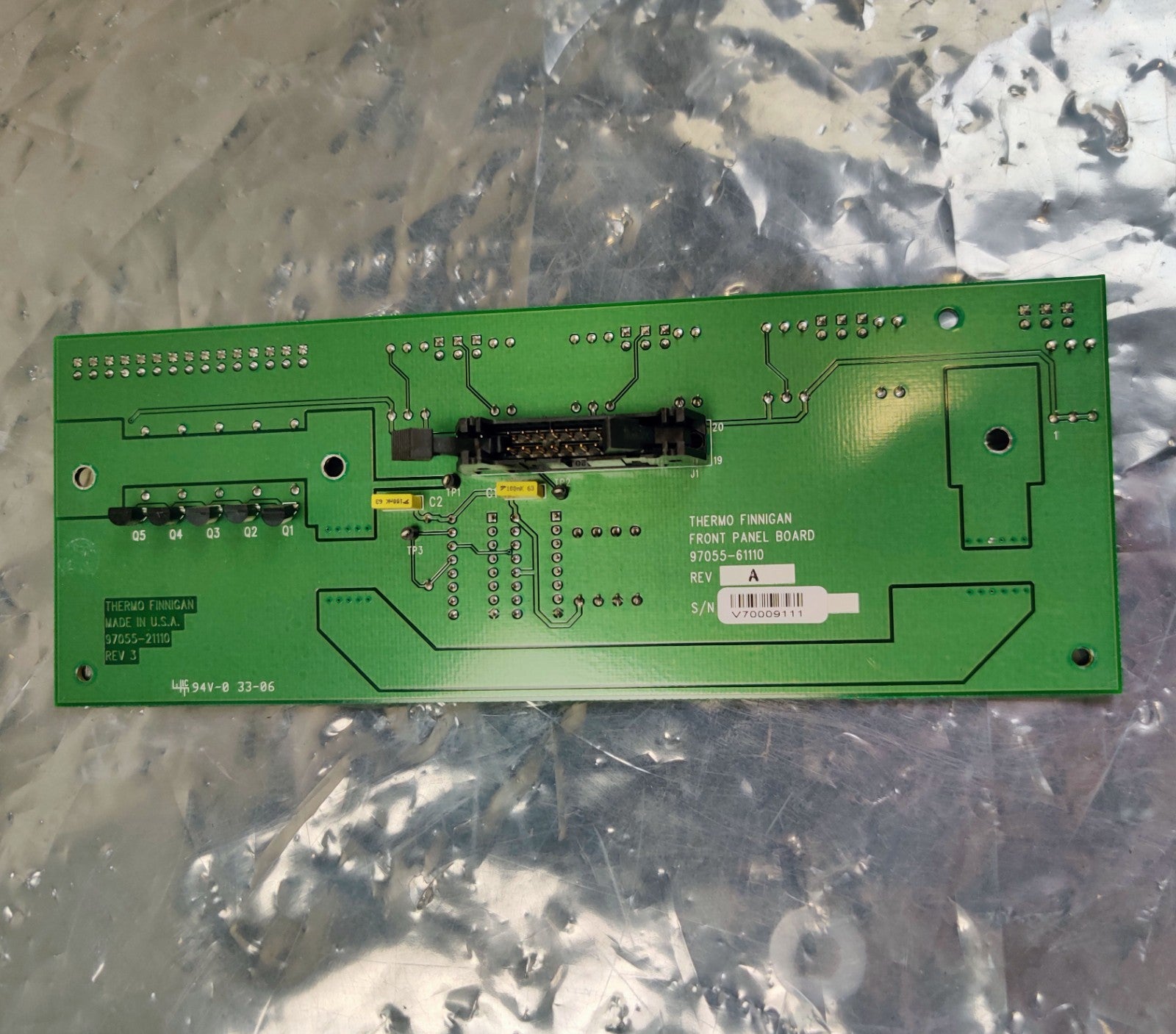 Thermo Finnigan LTQ Ion Trap MS 97055-61110 Front Panel PCB Tested - 