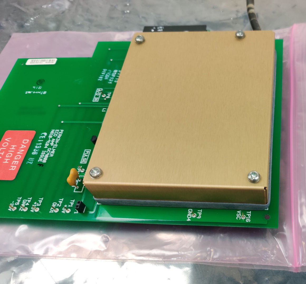 PerkinElmer Clarus 680 580 GC N610-9104 ECD Amp Schematic 9000 PC Board - 