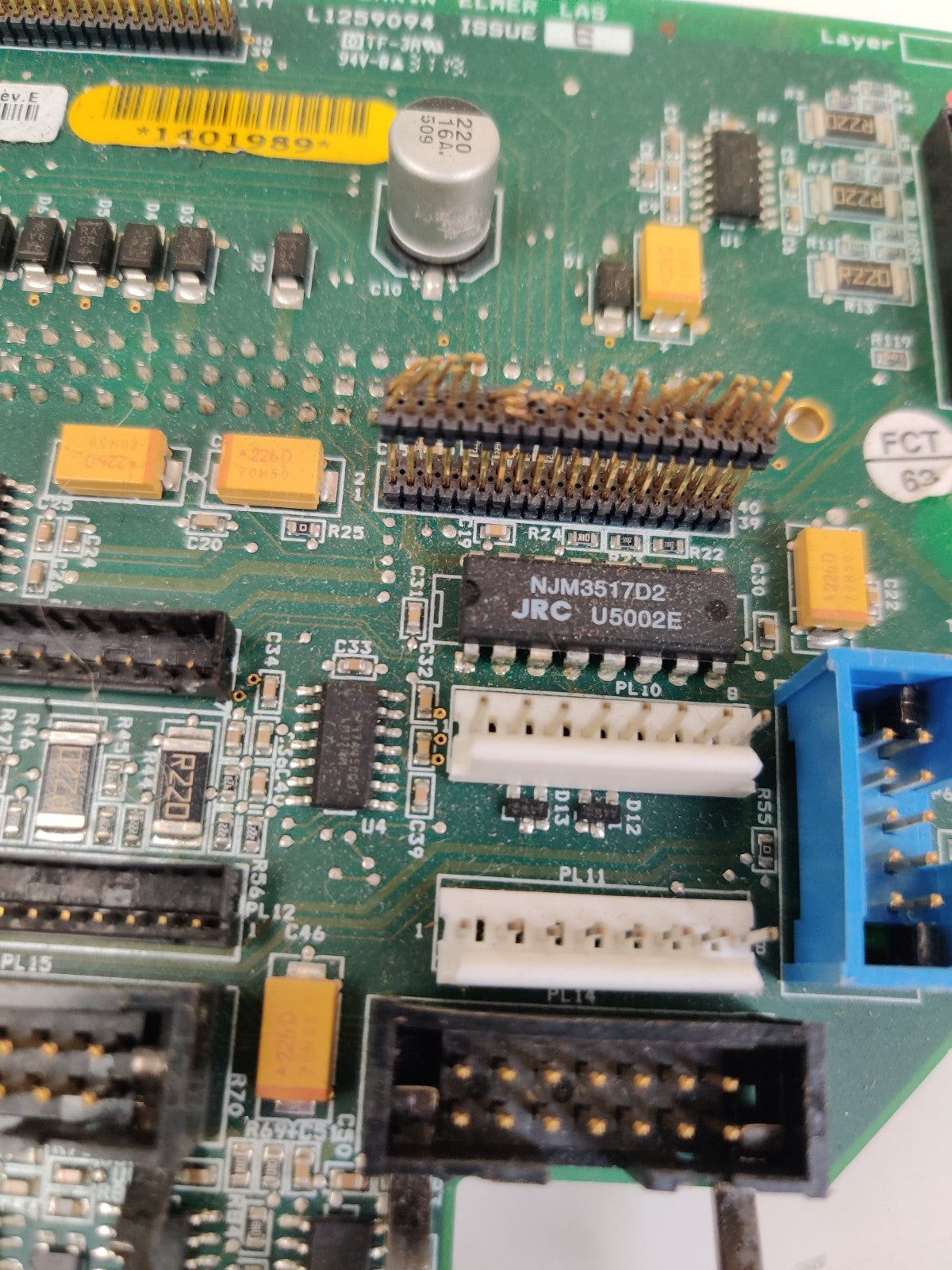 PerkinElmer Spectrum FT-IR Spectrometer L1259094 Issue E Enhanced PCB - 