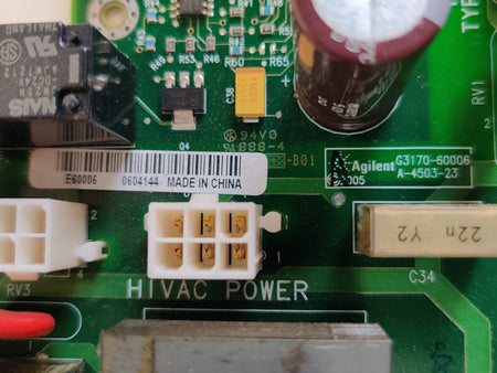 Agilent 5973 5975 MSD Detector G3170-60006 AC Board with Power Switch Tested - 