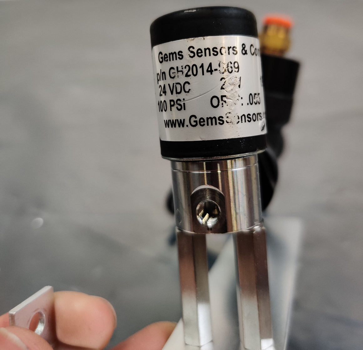 PerkinElmer N0770527 Pneumatic Sensor 100PSI Gems GH2014-S69 & FS-4 Flow Switch