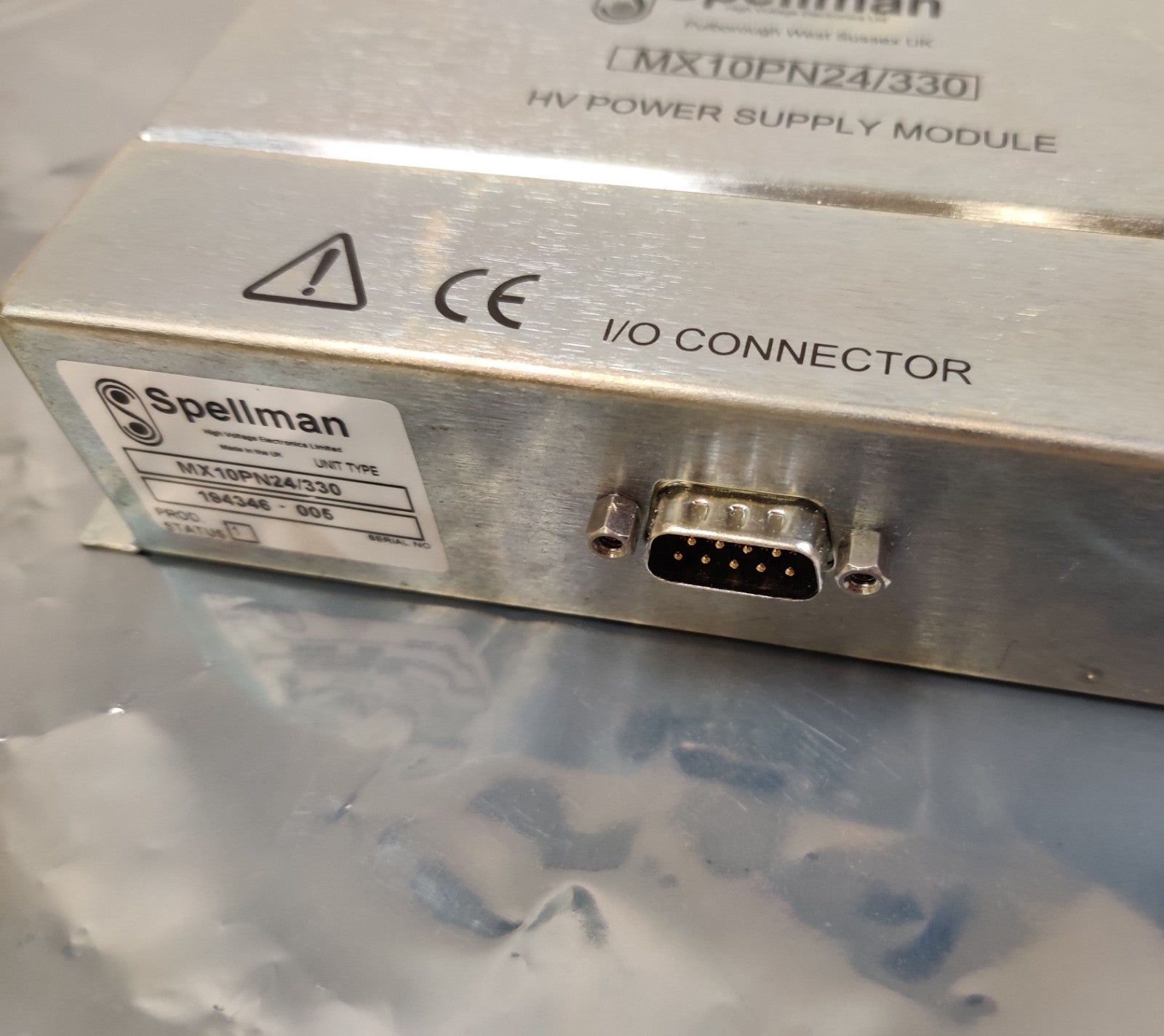 High Voltage Power Supply Spellman MX10PN24/330 MX10PN