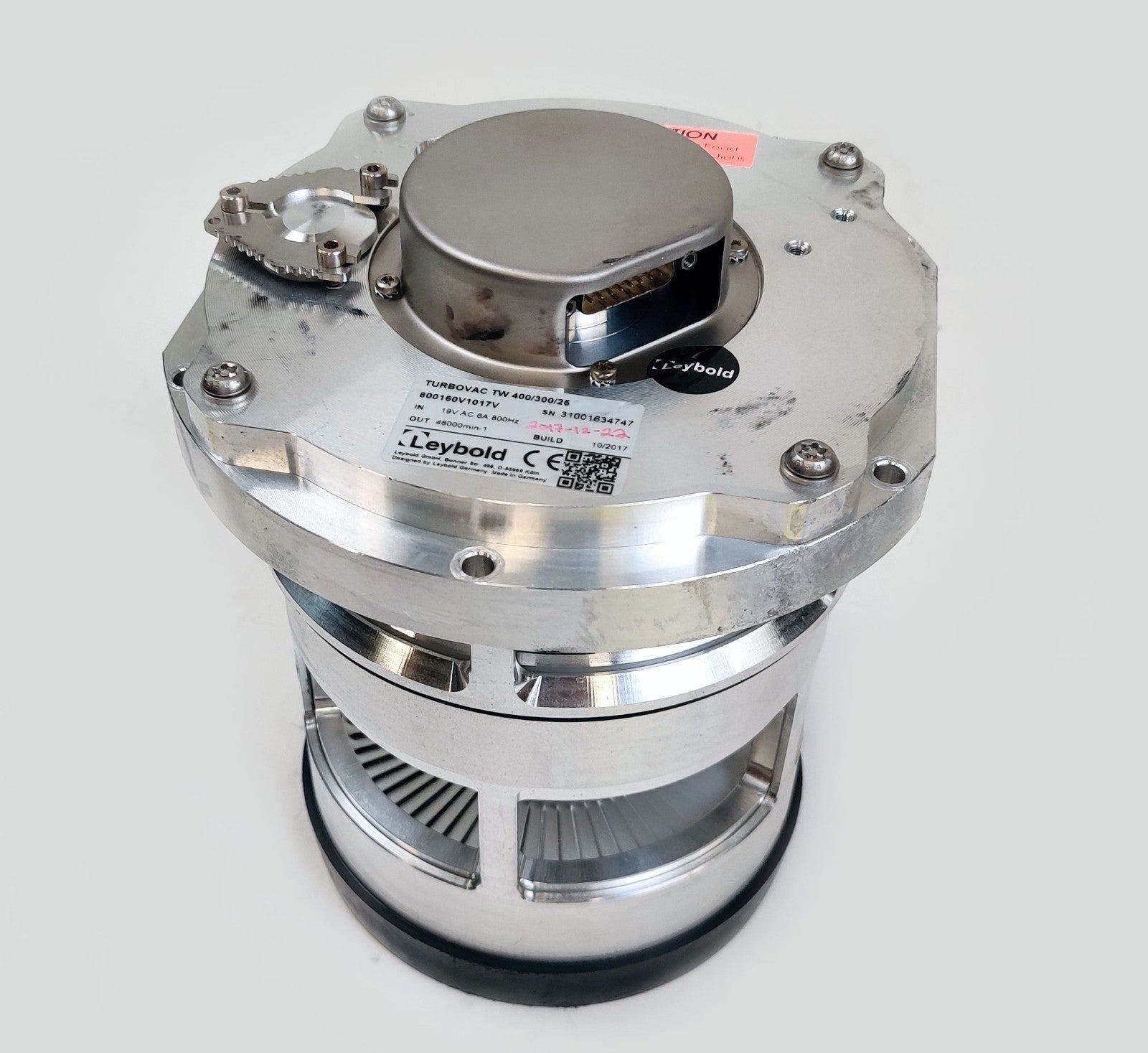 Cartridge Vacuum Pump Oerlikon Leybold 800160V1017V TW 400/300/25