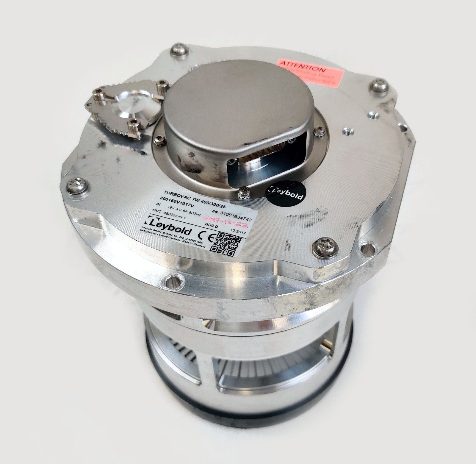 Cartridge Vacuum Pump Oerlikon Leybold 800160V1017V TW 400/300/25