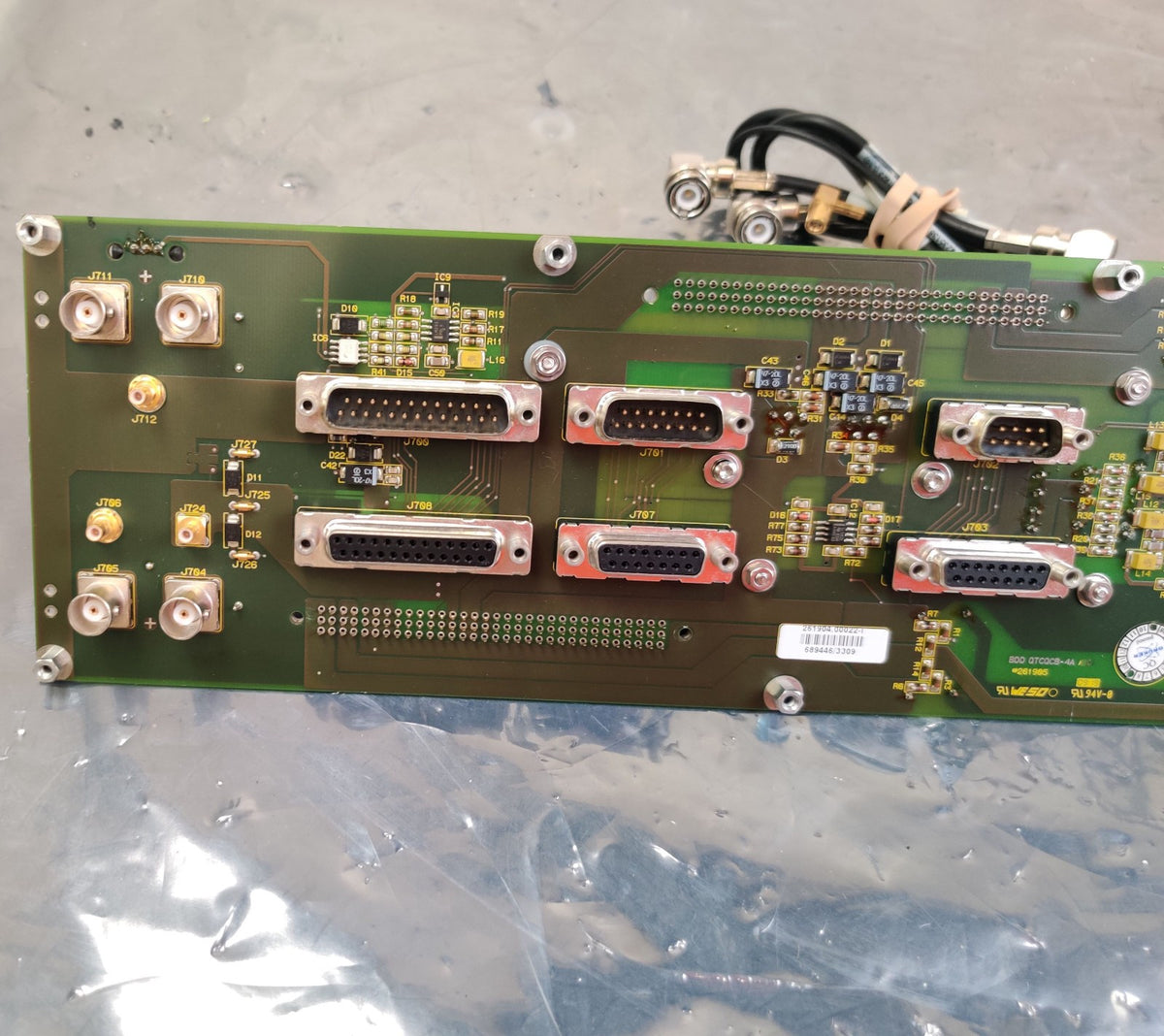 Bruker micrOTOF-Q II 261905 Backplane Board BDD QTCQCB-4A 261904.00022-i - 