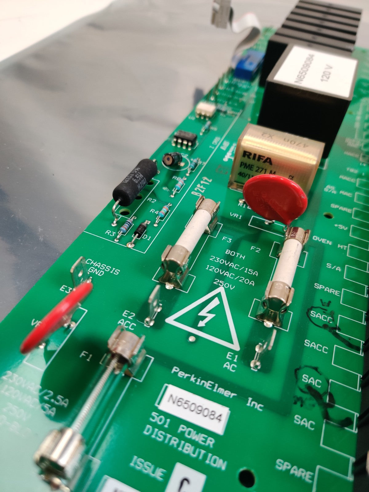 PerkinElmer N6509084 501 Power Distribution Board Issue C for Clarus - 