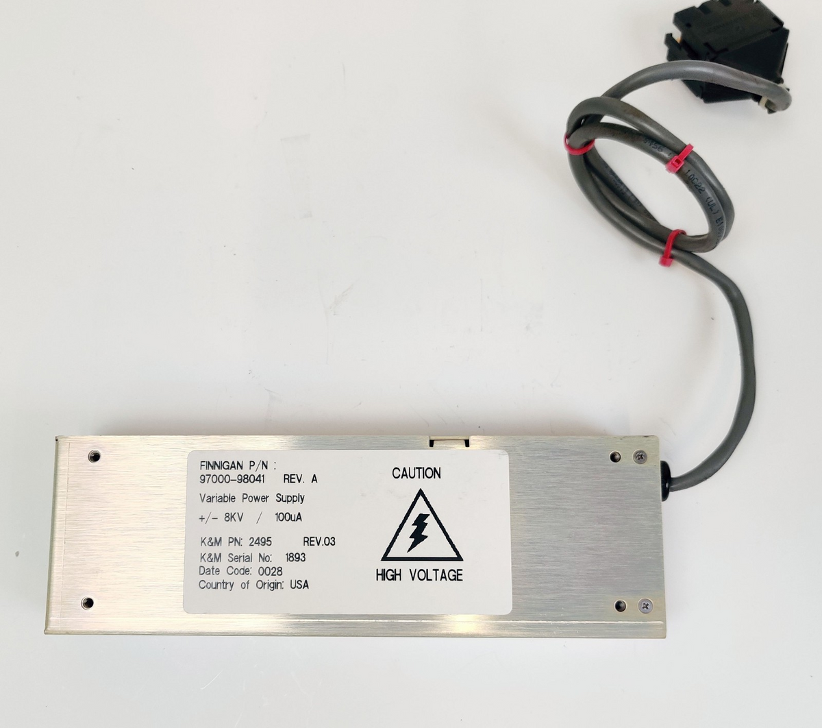 K&M 97000-98041 8kv ESI Power Supply 100uA for Thermo Finnigan TSQ LCQ - 