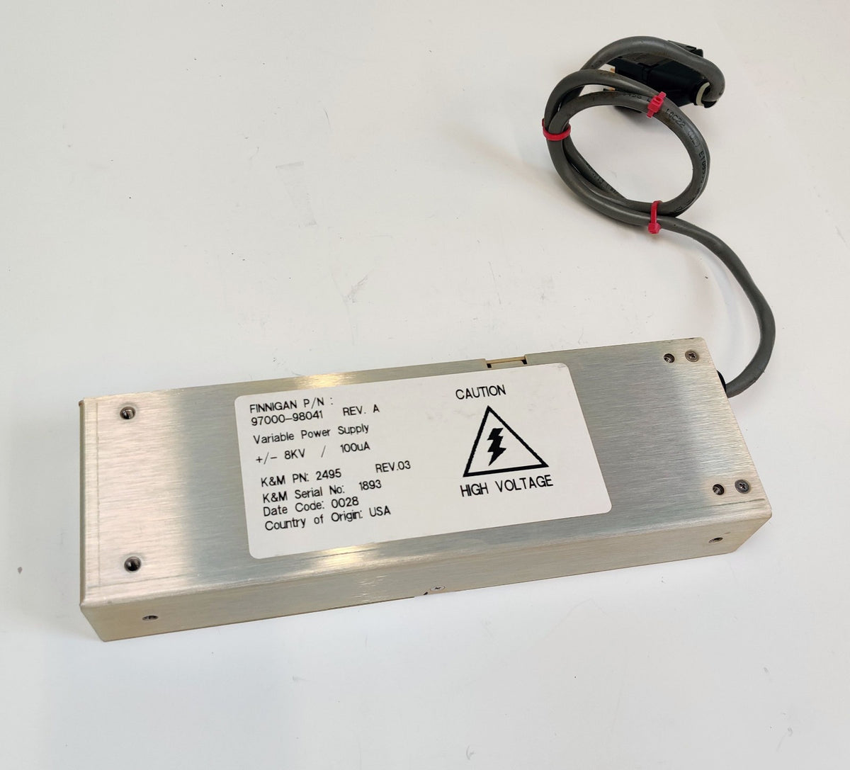 K&M 97000-98041 8kv ESI Power Supply 100uA for Thermo Finnigan TSQ LCQ - 