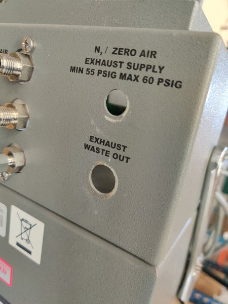 Sciex API 3200 N2 Exhaust Zero Air and Exhaust Rear Gas Valve - 