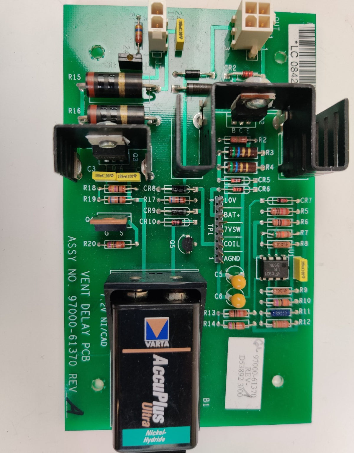 Thermo Finnigan LCQ Front Panel, Vent Delay, Divert Valve & Syringe Pump - 