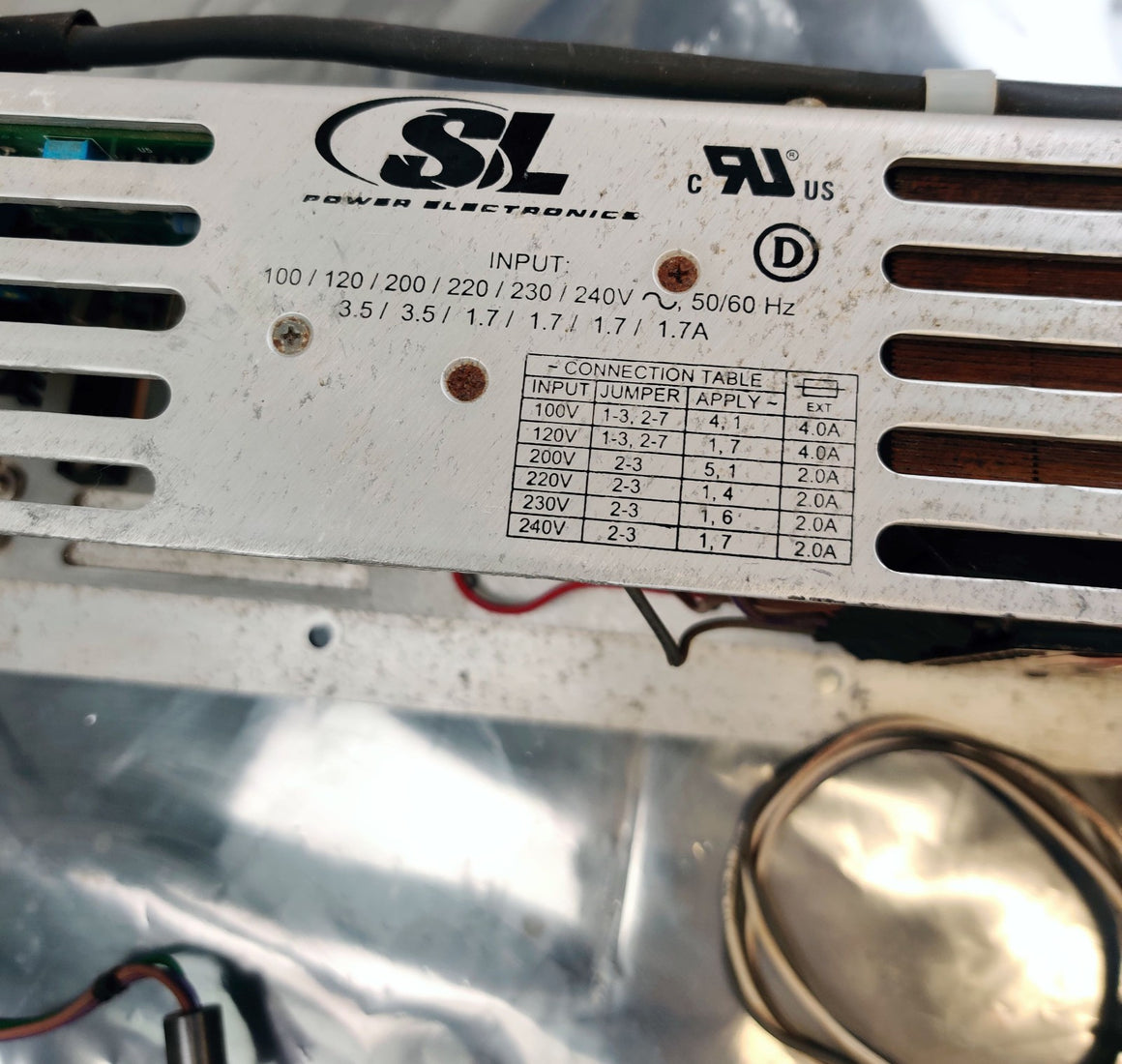 PerkinElmer Clarus GC Autosystem XL N610-0312 Power Supply 240V 4.0A N6500212