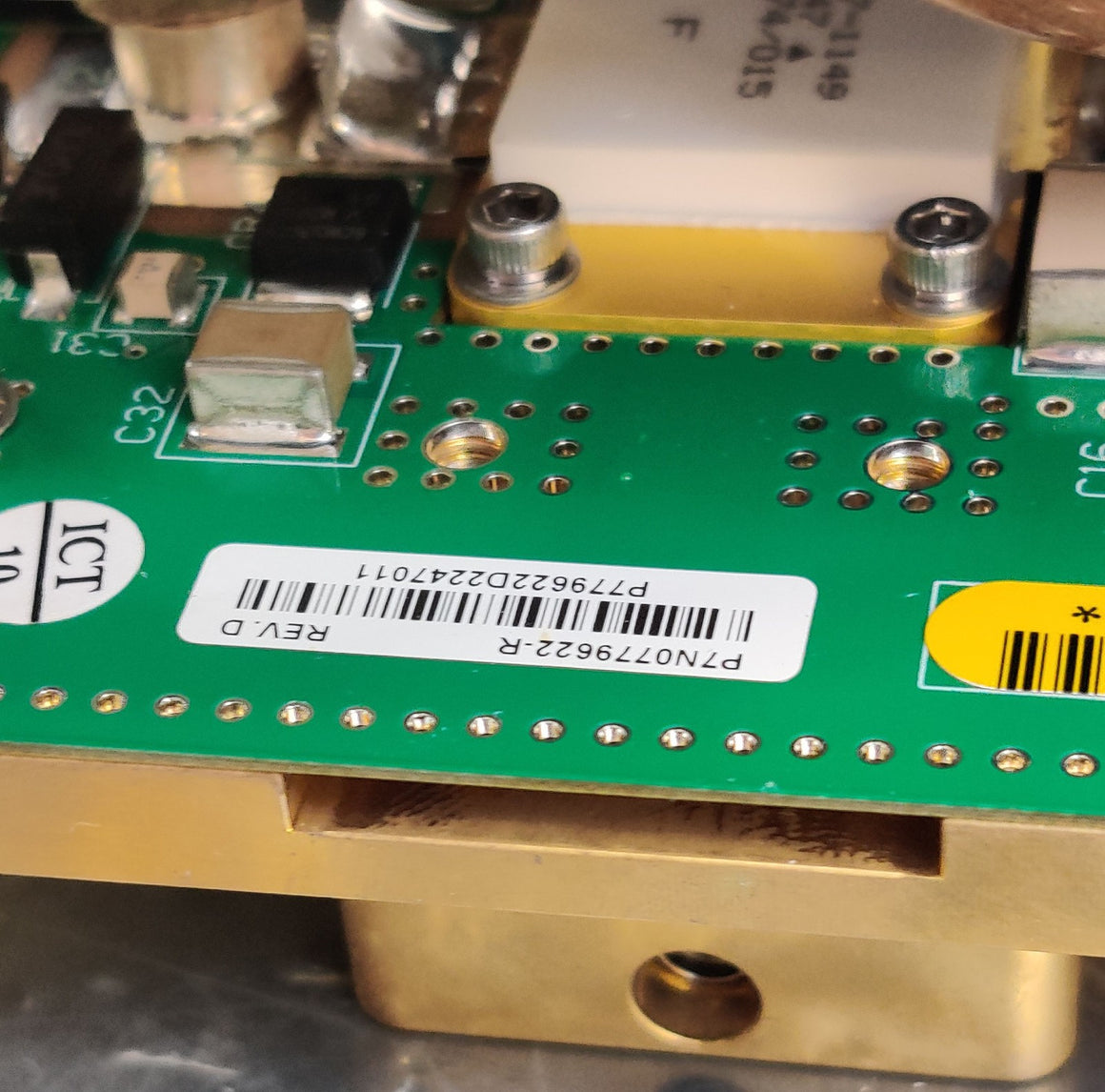 PerkinElmer N0775294 RF Oscillator Limit Assy N0779624 Issue D for Optima AVIO - 