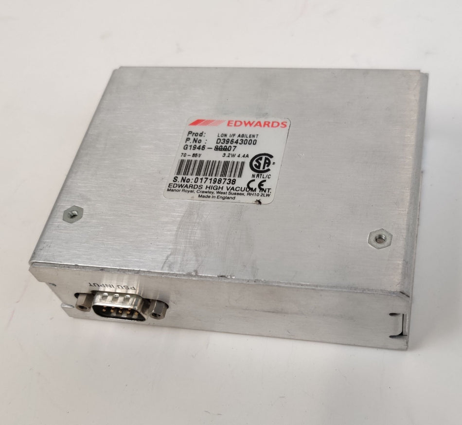 Edwards BOC D39643000 Lon Interface for EXT 70 Turbo Pump Agilent G1946-80007