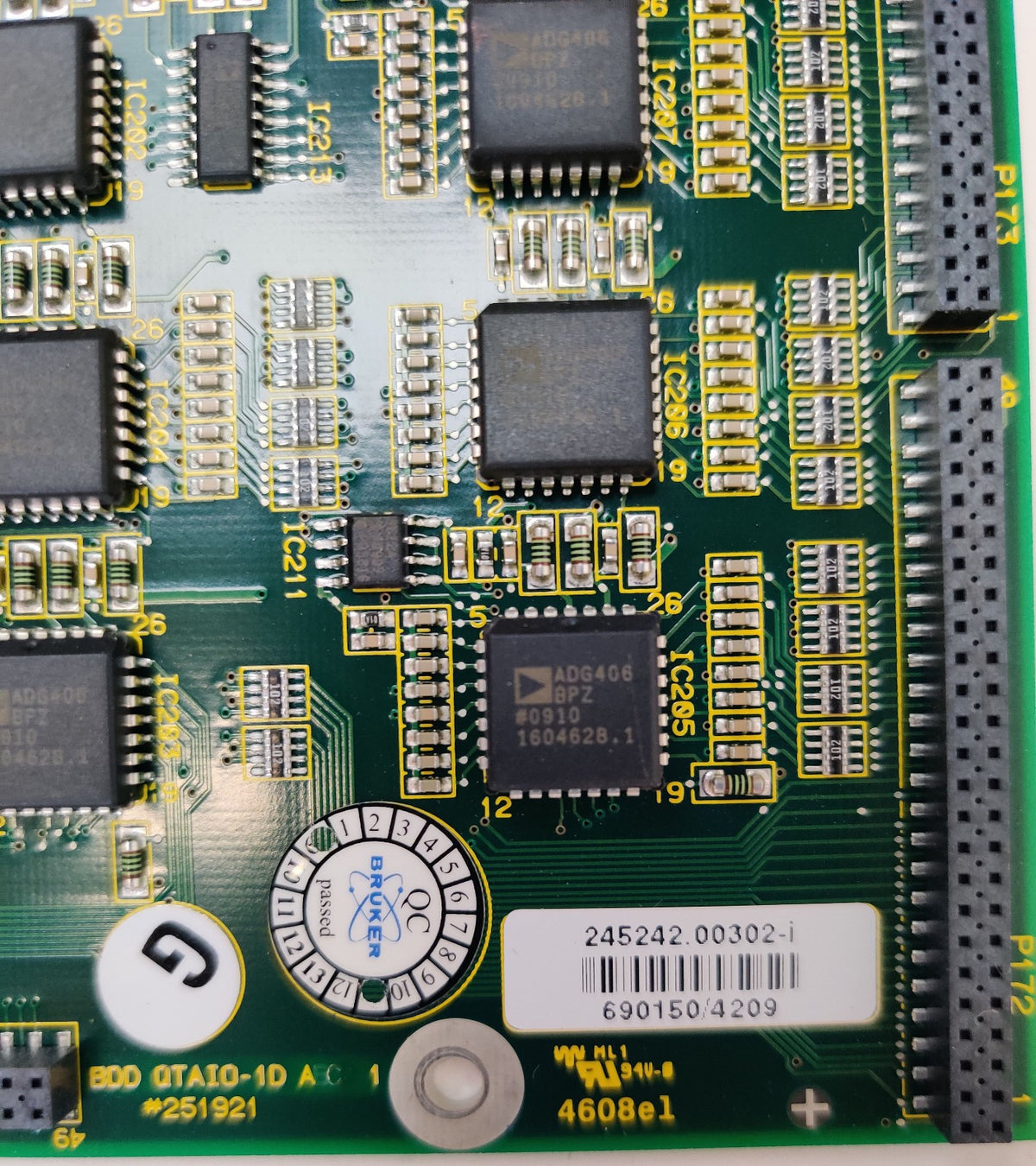 Bruker micrOTOF-Q II Time-of-Flight 245242.00302-i Controller Interface Board - 
