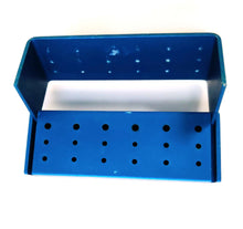 Load image into Gallery viewer, Brasseler Blue Aluminum Blur Box 18Holes A603B Acrylic Temporization System Kit
