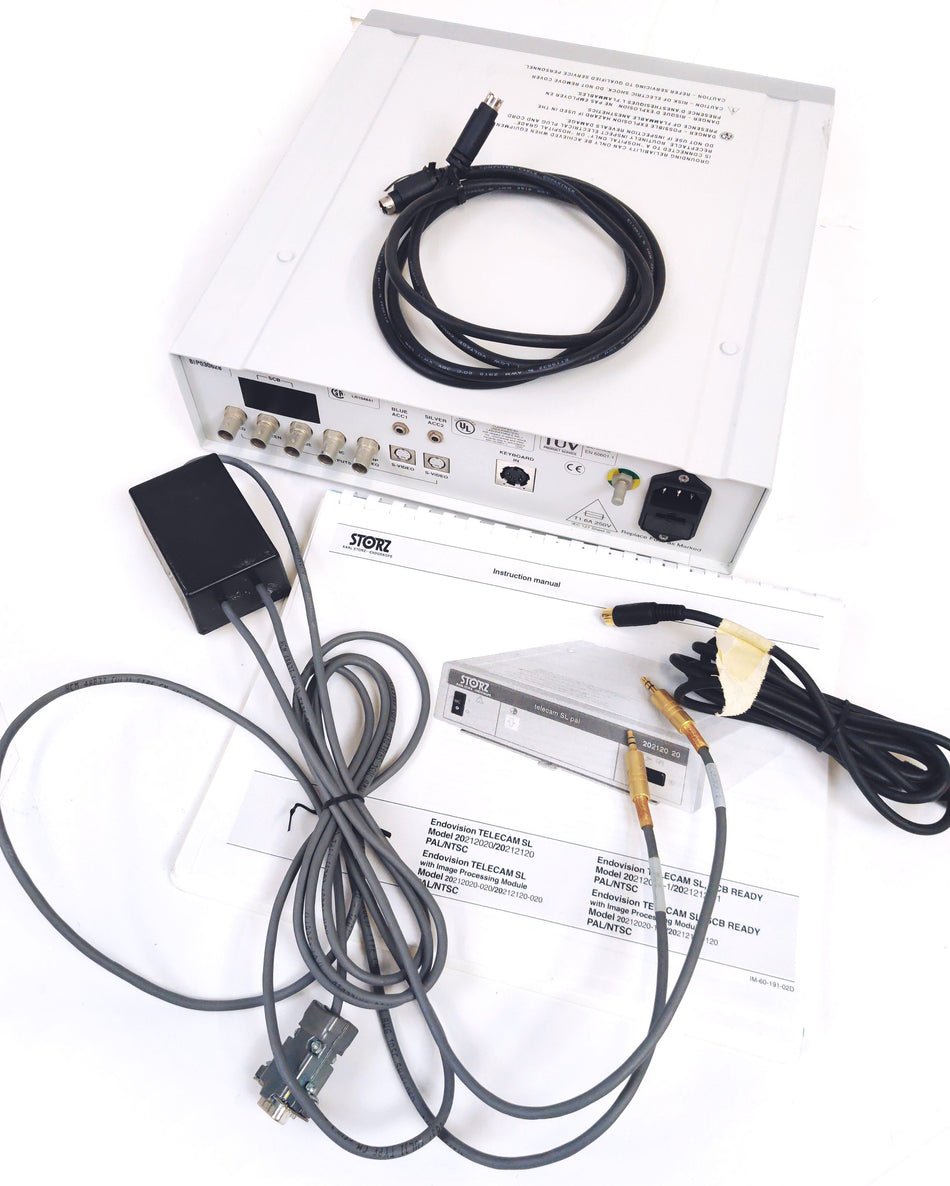 Karl Storz Telecam SL ntsc 20212120-020 Endoscopy Camera Controller Unit w/ Owner's Manual and Video Cable