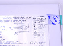 Load image into Gallery viewer, Aesculap Yasargil FT242T Aneurysm Temporary Titanium Standard Clip 6.5 x 6mm
