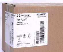 Load image into Gallery viewer, Box of 100 Covidien Kendall 139093 Stainless Steel Disposable Scalpel No 15
