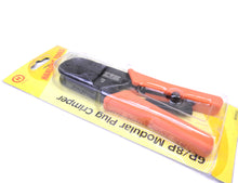 Load image into Gallery viewer, Hanlong HT-568R 8P/RJ-45, 6P/RJ-12, R-11 Tool Crimper for any Ethernet 04212
